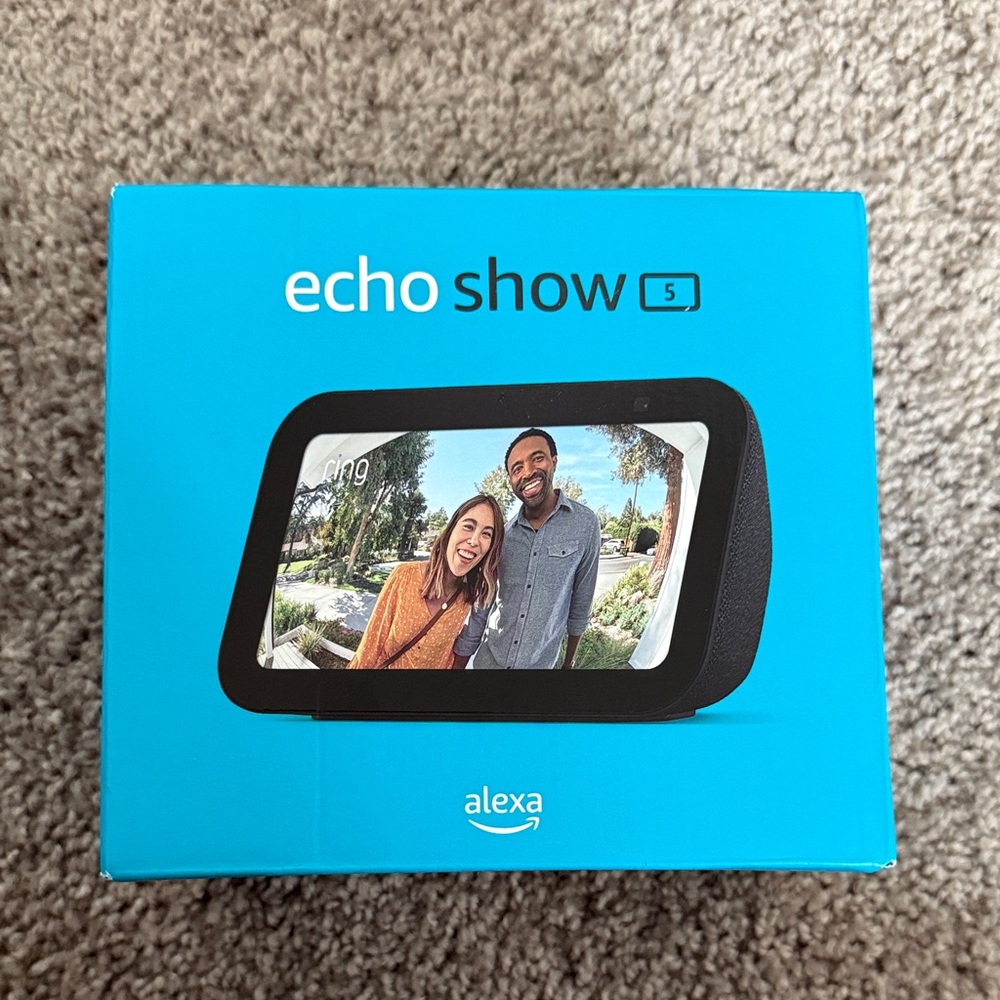Amazon Echo Show 5 with Black Frame